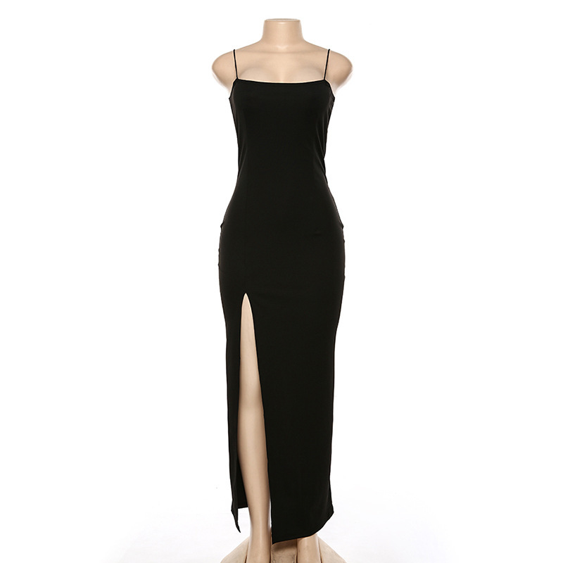 Nibber red black New year christmas party long dresses women spring Basic bodycon lace up stretch Slim midi dresses femme