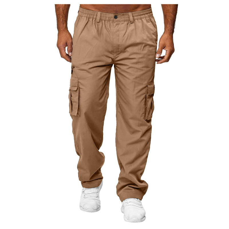 Men's Cargo Pants Mens Casual Multi Pockets Military Large Size Tactical Pants Men Outwear Army Straight Winter Pants Trousers
