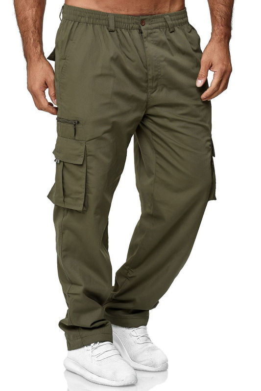 Men's Cargo Pants Mens Casual Multi Pockets Military Large Size Tactical Pants Men Outwear Army Straight Winter Pants Trousers