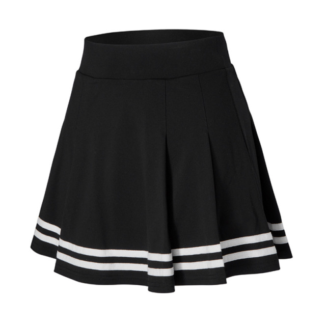 Summer 2024 Women Skirt Elastic Faldas Ladies Midi Skirts Pleated Black Sexy Stripe Girl Mini Short School Skirts saia feminina