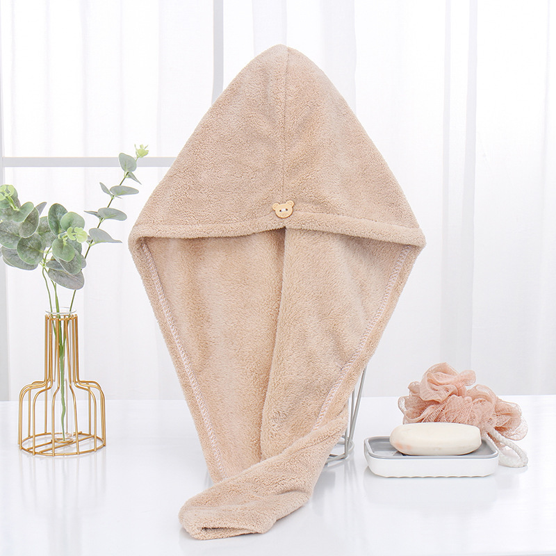 Women Long Hair Quick-Dry Hair Towel Soft Microfiber Towels Shower Cap Towel Bath Hats for Women Dry Hair Cap Lady Turban Head