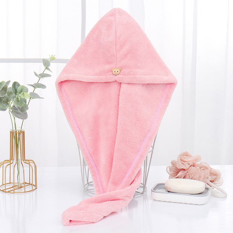Women Long Hair Quick-Dry Hair Towel Soft Microfiber Towels Shower Cap Towel Bath Hats for Women Dry Hair Cap Lady Turban Head