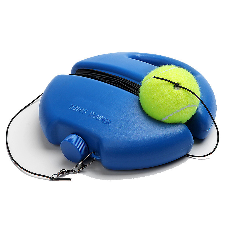 1set Tennis Trainer Professional Training Primary Tool Self-study Rebound Ball Exercise Tennis Ball Indoor Tennis Practice Tool