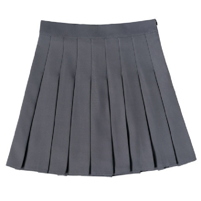 ZOKI White Women Pleated Skirts Summer High Waist Zipper Girls Dancing JK Mini Skirts Black Fashion Student A Line Faldas 2023