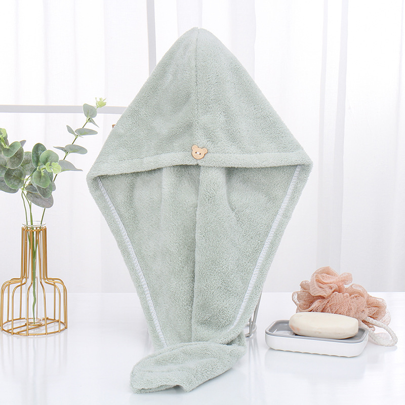 Women Long Hair Quick-Dry Hair Towel Soft Microfiber Towels Shower Cap Towel Bath Hats for Women Dry Hair Cap Lady Turban Head