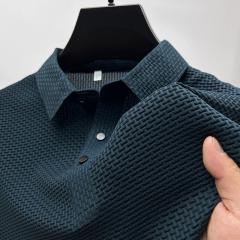 High Quality Summer New Men's Short Sleeve T-shirt Cool and Breathable POLO Shirt Business Casual Sweat-absorbing Top M-4XL