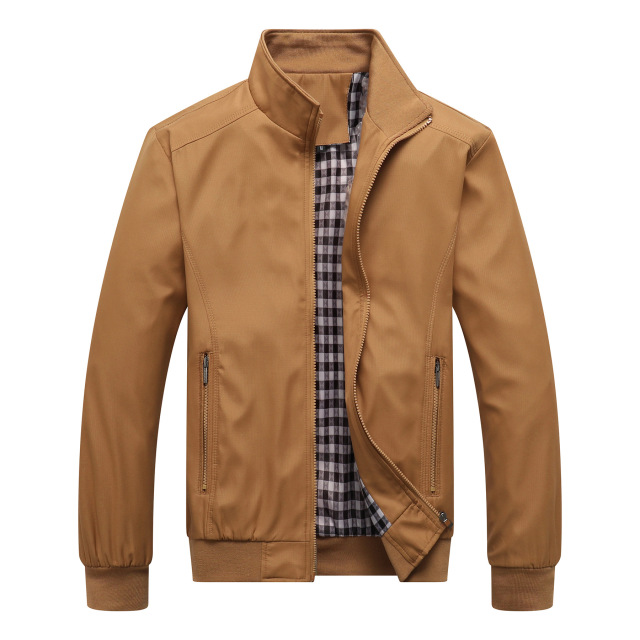 2023 Spring Autumn Casual Solid Fashion Slim Bomber Jacket Men Overcoat New Arrival Baseball Jackets Men's Jacket M-6XL 8XL Top