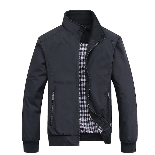 2023 Spring Autumn Casual Solid Fashion Slim Bomber Jacket Men Overcoat New Arrival Baseball Jackets Men's Jacket M-6XL 8XL Top
