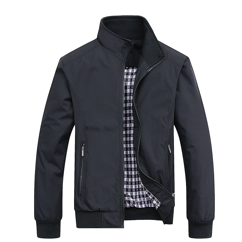 2023 Spring Autumn Casual Solid Fashion Slim Bomber Jacket Men Overcoat New Arrival Baseball Jackets Men's Jacket M-6XL 8XL Top