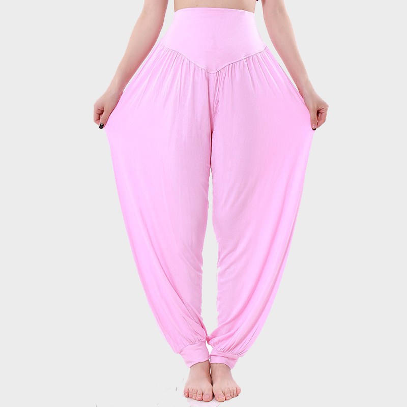 Women Yoga Pants Women Plus Size Sports Pants Yoga Leggings Colorful Bloomers Dance Yoga TaiChi Pants Modal WomenTrousers