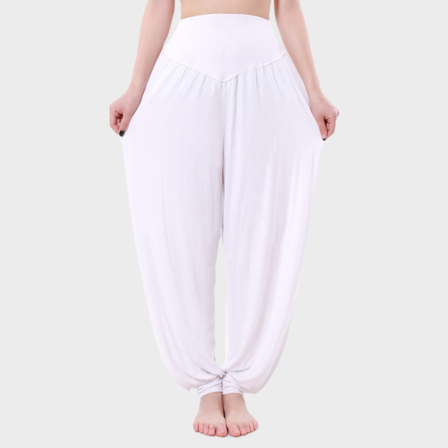 Women Yoga Pants Women Plus Size Sports Pants Yoga Leggings Colorful Bloomers Dance Yoga TaiChi Pants Modal WomenTrousers