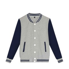 Black White Solid Color Jacket Loose Oversized Clothes Casual Men Baseball Clothes Personality Street Coat Warm Fleece Jackets