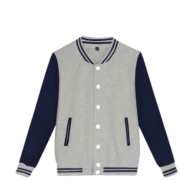 Black White Solid Color Jacket Loose Oversized Clothes Casual Men Baseball Clothes Personality Street Coat Warm Fleece Jackets