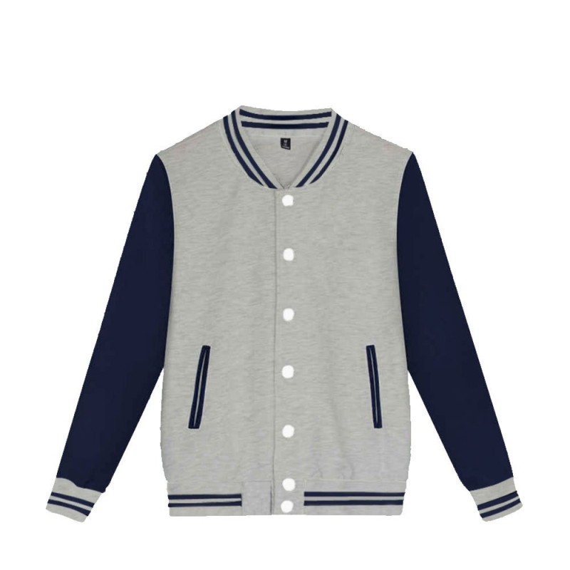 Black White Solid Color Jacket Loose Oversized Clothes Casual Men Baseball Clothes Personality Street Coat Warm Fleece Jackets