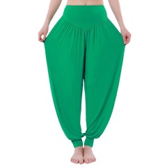 Women Yoga Pants Women Plus Size Sports Pants Yoga Leggings Colorful Bloomers Dance Yoga TaiChi Pants Modal WomenTrousers