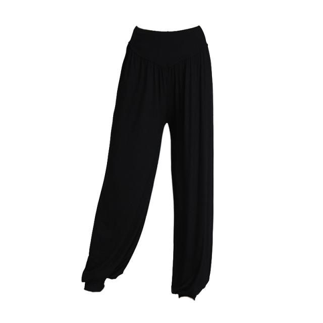 Women Yoga Pants Women Plus Size Sports Pants Yoga Leggings Colorful Bloomers Dance Yoga TaiChi Pants Modal WomenTrousers