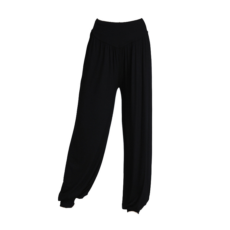 Women Yoga Pants Women Plus Size Sports Pants Yoga Leggings Colorful Bloomers Dance Yoga TaiChi Pants Modal WomenTrousers
