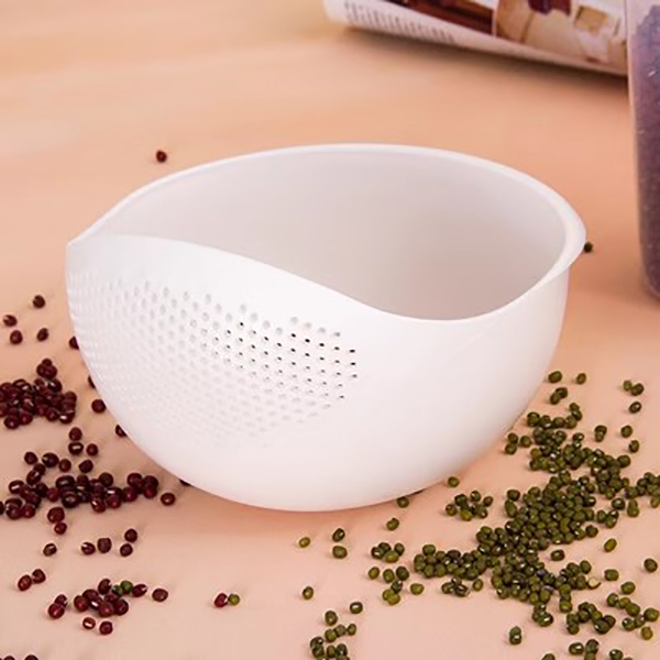 Colander Food Grade Plastic Rice Washing Filter Strainer Basket Fruit and Vegetable Drainage Sieve