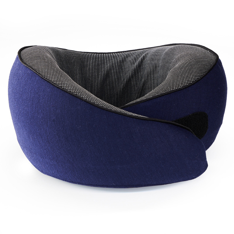 Neck Pillow for Travel Memory Foam with Buckle Waterproof Storage Bag