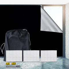 No Drill Portable Blackout Shades Film for Travel Cut to Any Size