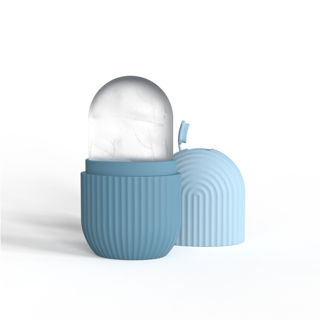 Ice Cube Roller Massager for Face Reusable Massage Silicone Ice Mold