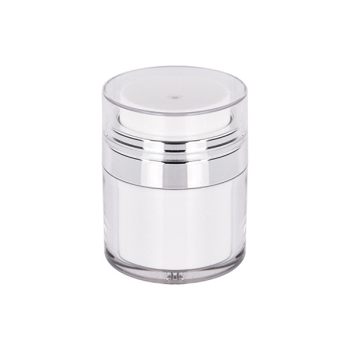 Refillable Airless Pump Jars Travel Lotion With Lid for Thick Moisturizer Cream