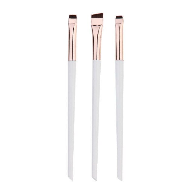 Fine Angled Eyeliner Brush 3pcs Ultra thin Precision Makeup Brushes Set