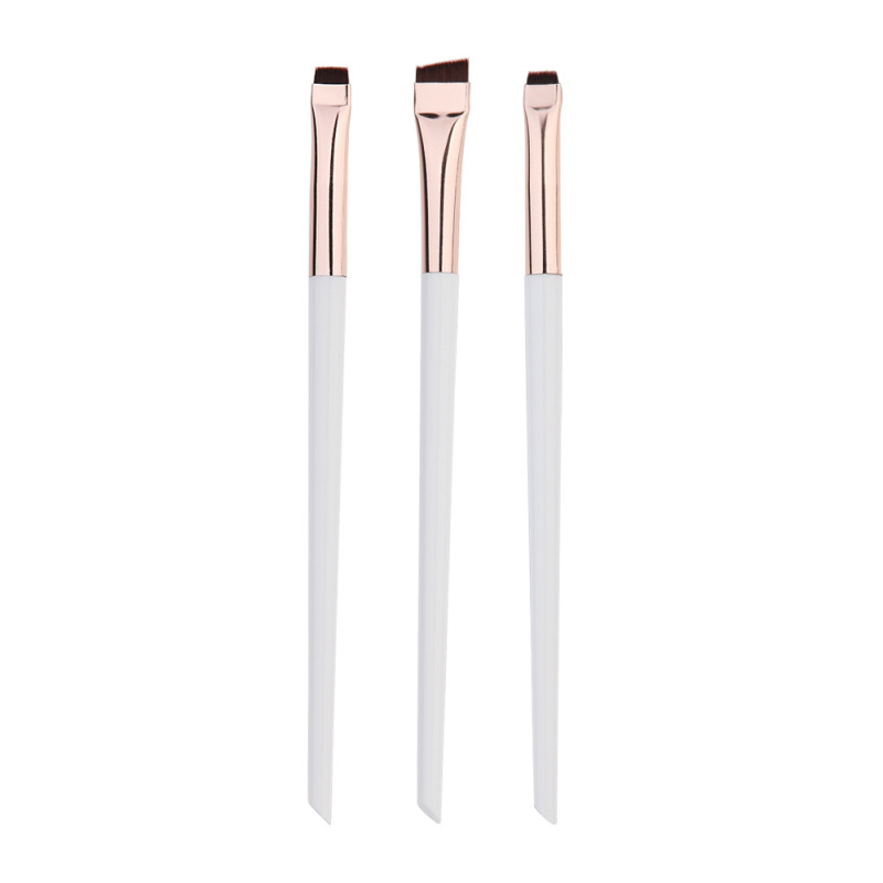 Fine Angled Eyeliner Brush 3pcs Ultra thin Precision Makeup Brushes Set