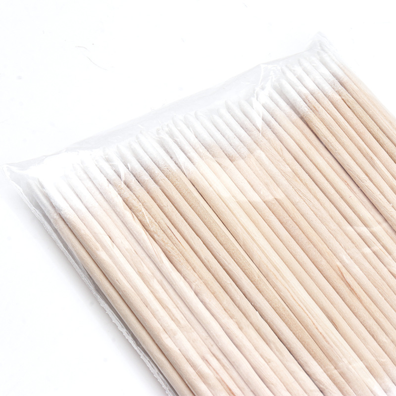 Pointed Cotton Swabs Precision Tip Cotton Swabs with Wooden Sticks