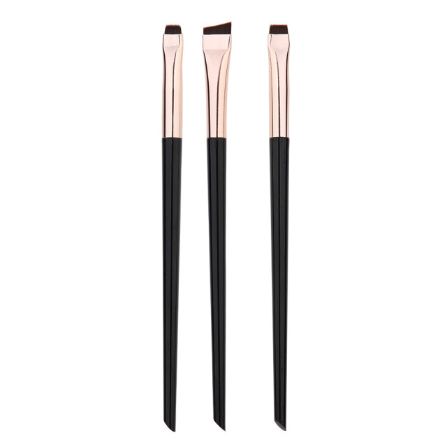 Fine Angled Eyeliner Brush 3pcs Ultra thin Precision Makeup Brushes Set