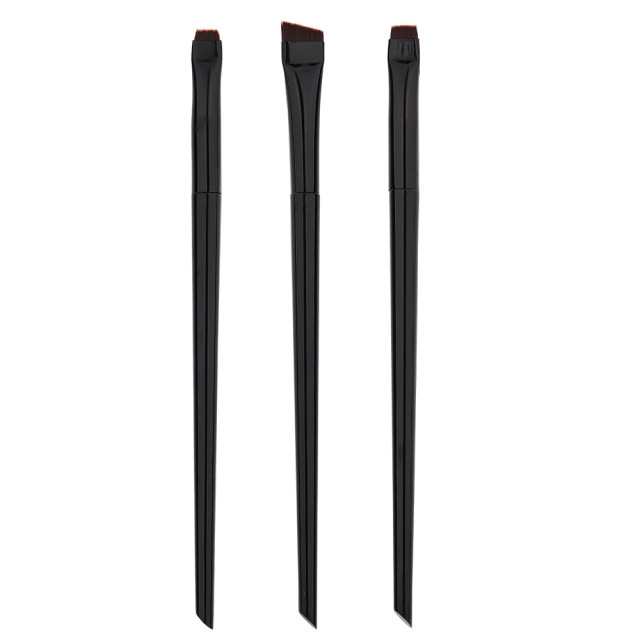Fine Angled Eyeliner Brush 3pcs Ultra thin Precision Makeup Brushes Set