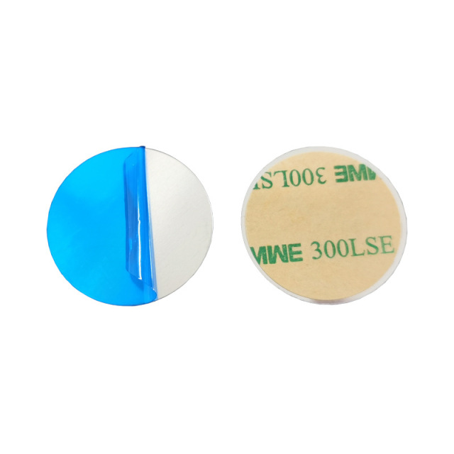 Round Metal Plate with Adhesive for Magnetic Cradle-Less Mount