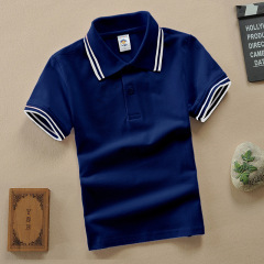 Children Short Sleeve Polo Uniform Shirt for Boys Girls