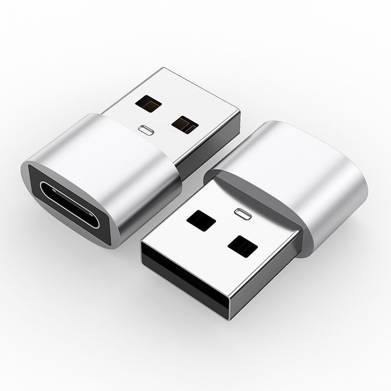 USB to USB C Adapter Charger Converter Type C Female to A Male