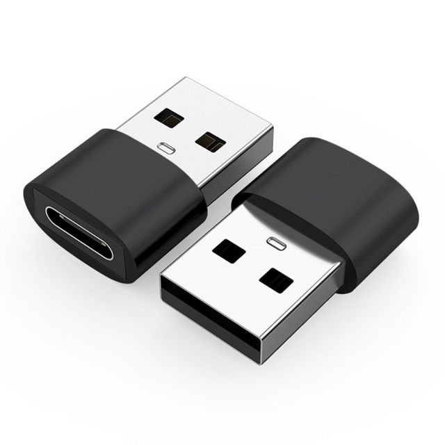 USB to USB C Adapter Charger Converter Type C Female to A Male