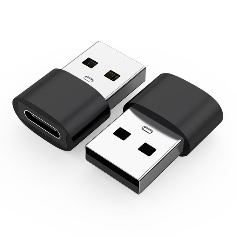 USB to USB C Adapter Charger Converter Type C Female to A Male