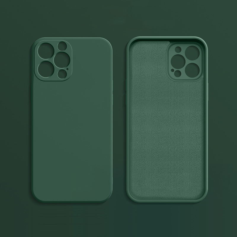 Waterproof Liquid Silicone Rubber Full Cover Protective Case for iPhone with Screen Protectors