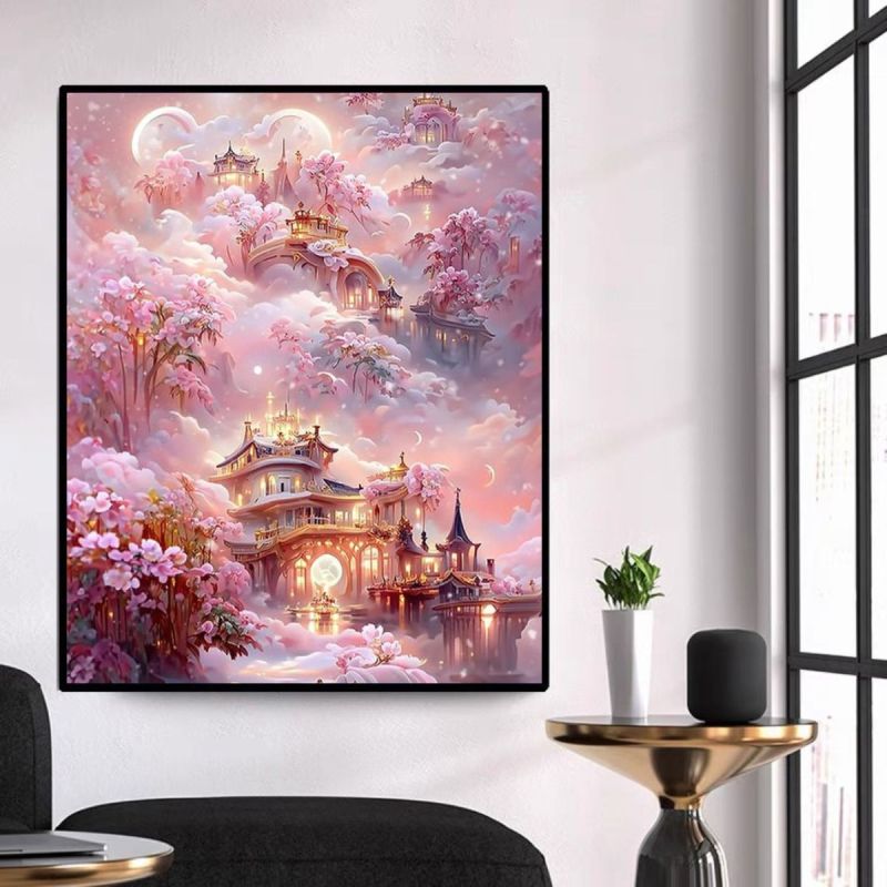 Diamond Painting Kits 5D DIY Full Drill Crystal Gem Art for Home Wall Decor