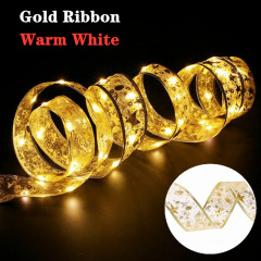 Christmas Tree Decorations String Lights LED Lights Copper Wire Ribbon Bows Lights