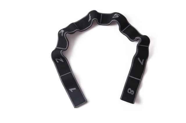 Yoga Strap and Resistance Bands with 8 Loops for Stretching and Physical Therapy