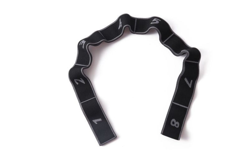 Yoga Strap and Resistance Bands with 8 Loops for Stretching and Physical Therapy