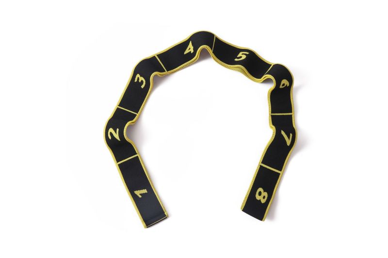 Yoga Strap and Resistance Bands with 8 Loops for Stretching and Physical Therapy