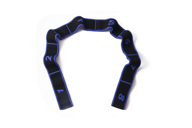 Yoga Strap and Resistance Bands with 8 Loops for Stretching and Physical Therapy