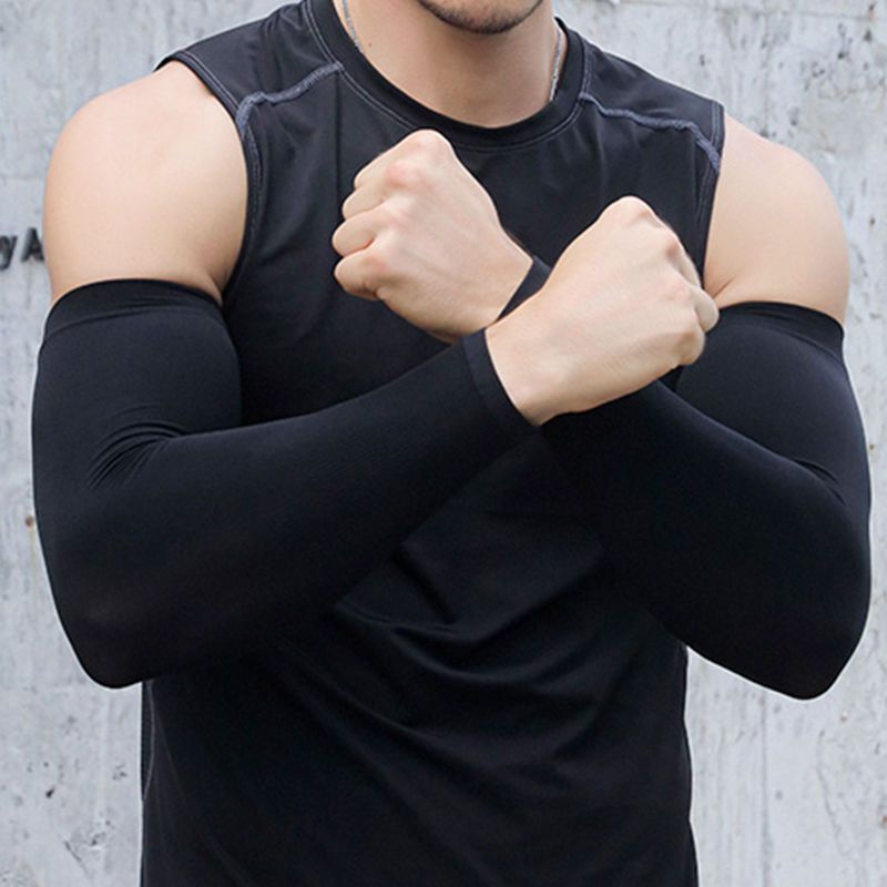 Compression Arm Sleeve Breathable and Lightweight Pair of Sleeves for Training