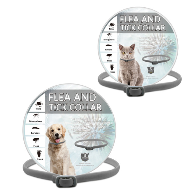 Flea & Tick Treatment & Prevention Collar for Dogs Cats