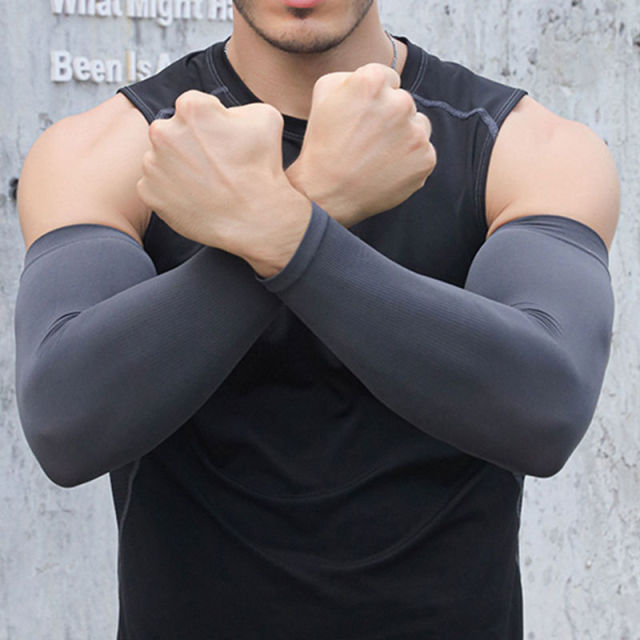 Compression Arm Sleeve Breathable and Lightweight Pair of Sleeves for Training