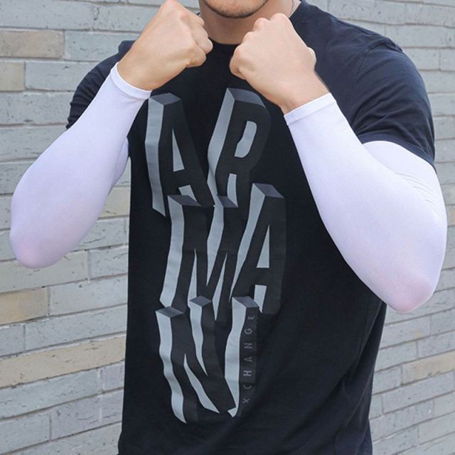 Compression Arm Sleeve Breathable and Lightweight Pair of Sleeves for Training