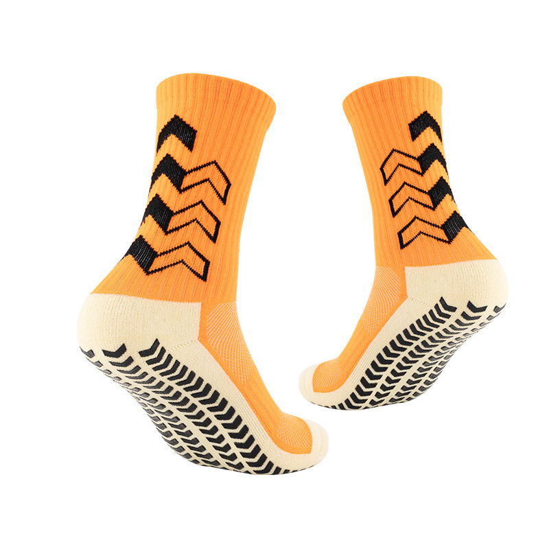 Men's Soccer Socks Anti Slip Grip Pads for Football Basketball Sports
