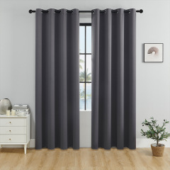 YanYangTian Blackout Curtain Home Decor Window Living room Shading Curtains for bedroom Simple Solid Thicker Dark Curtains