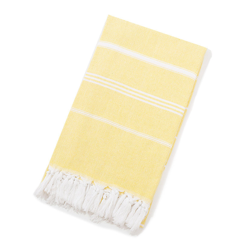 Beach Towels Quick Dry Sand Free with Knotted Tassel Striped Blanket